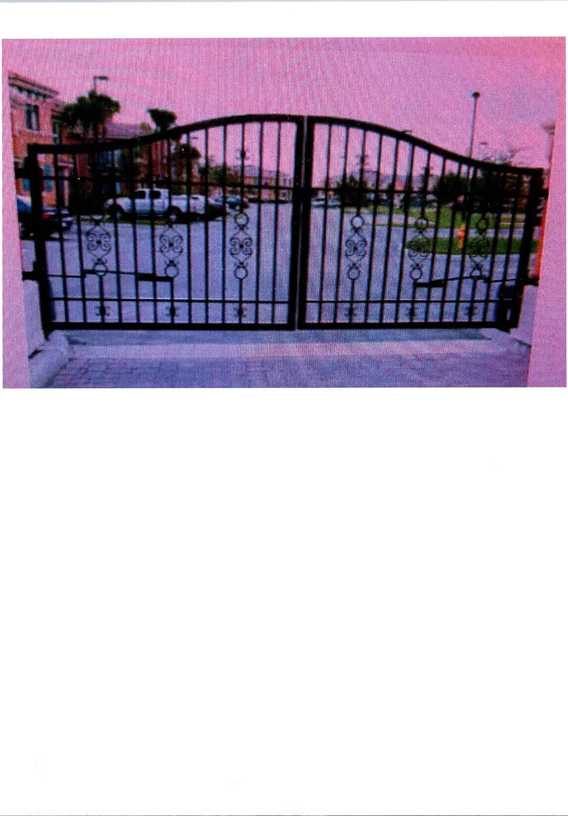 Custom Aluminum Fencing & Gates — completed project