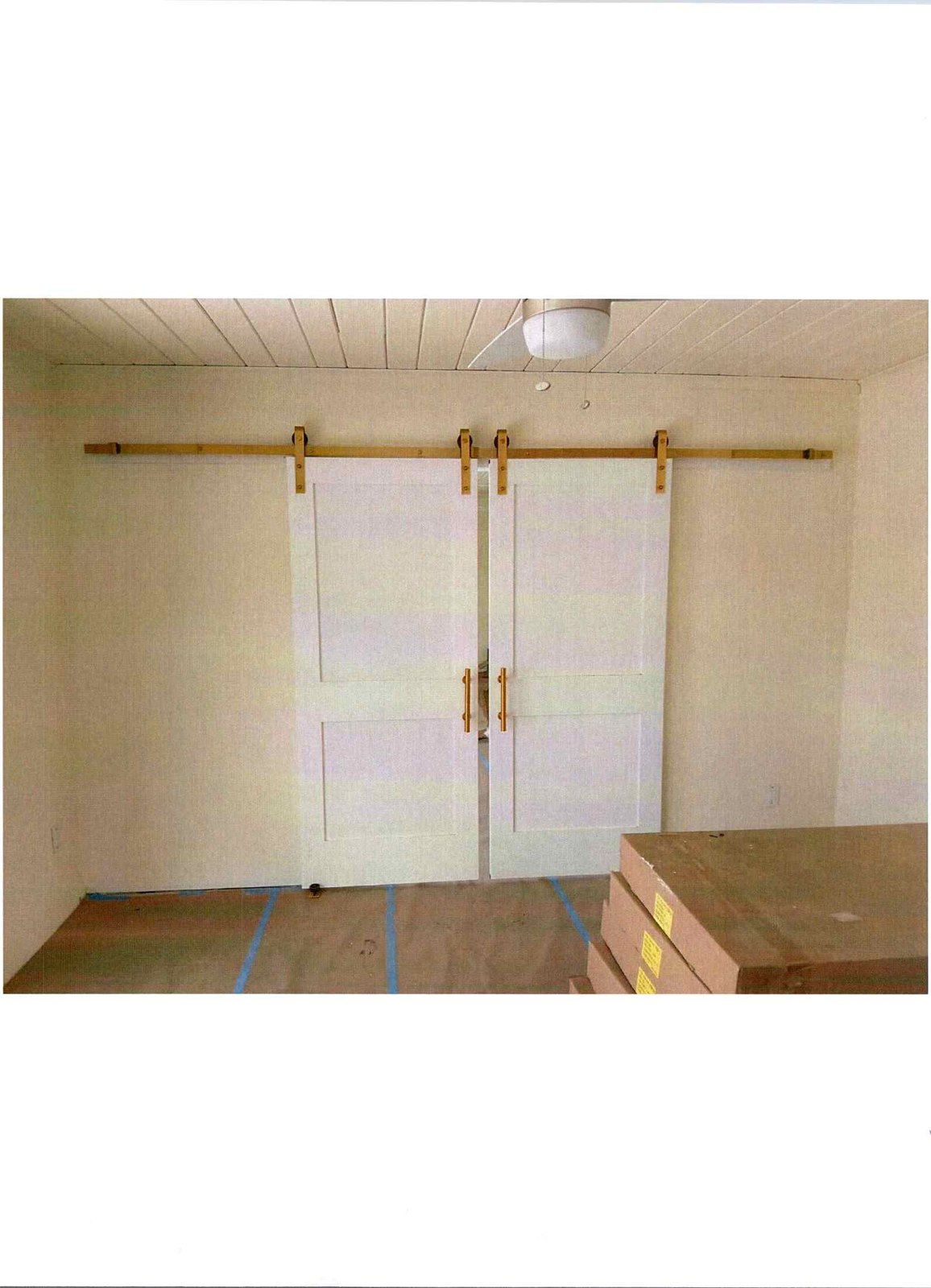 Interior 2-Panel Shaker Doors — completed project