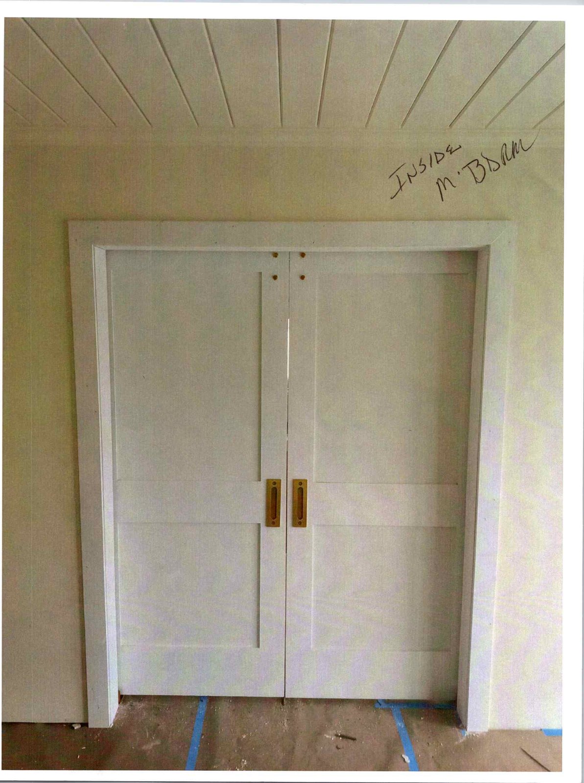 Interior 2-Panel Shaker Doors — completed project