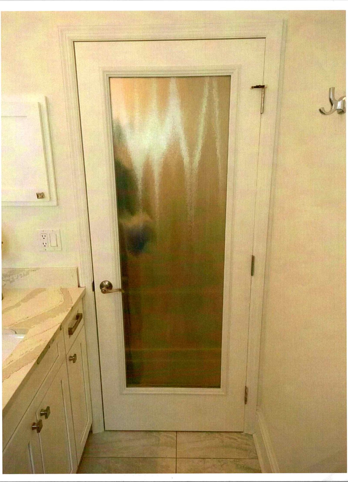 Interior Bathroom Door — completed project