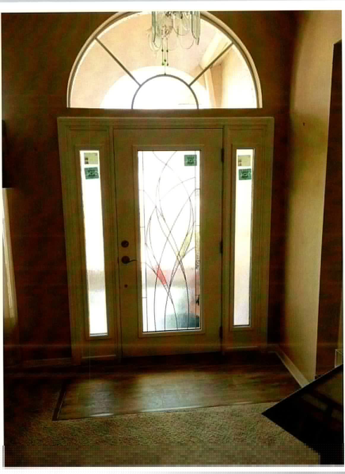 Front Entry Door with Sidelites — completed project