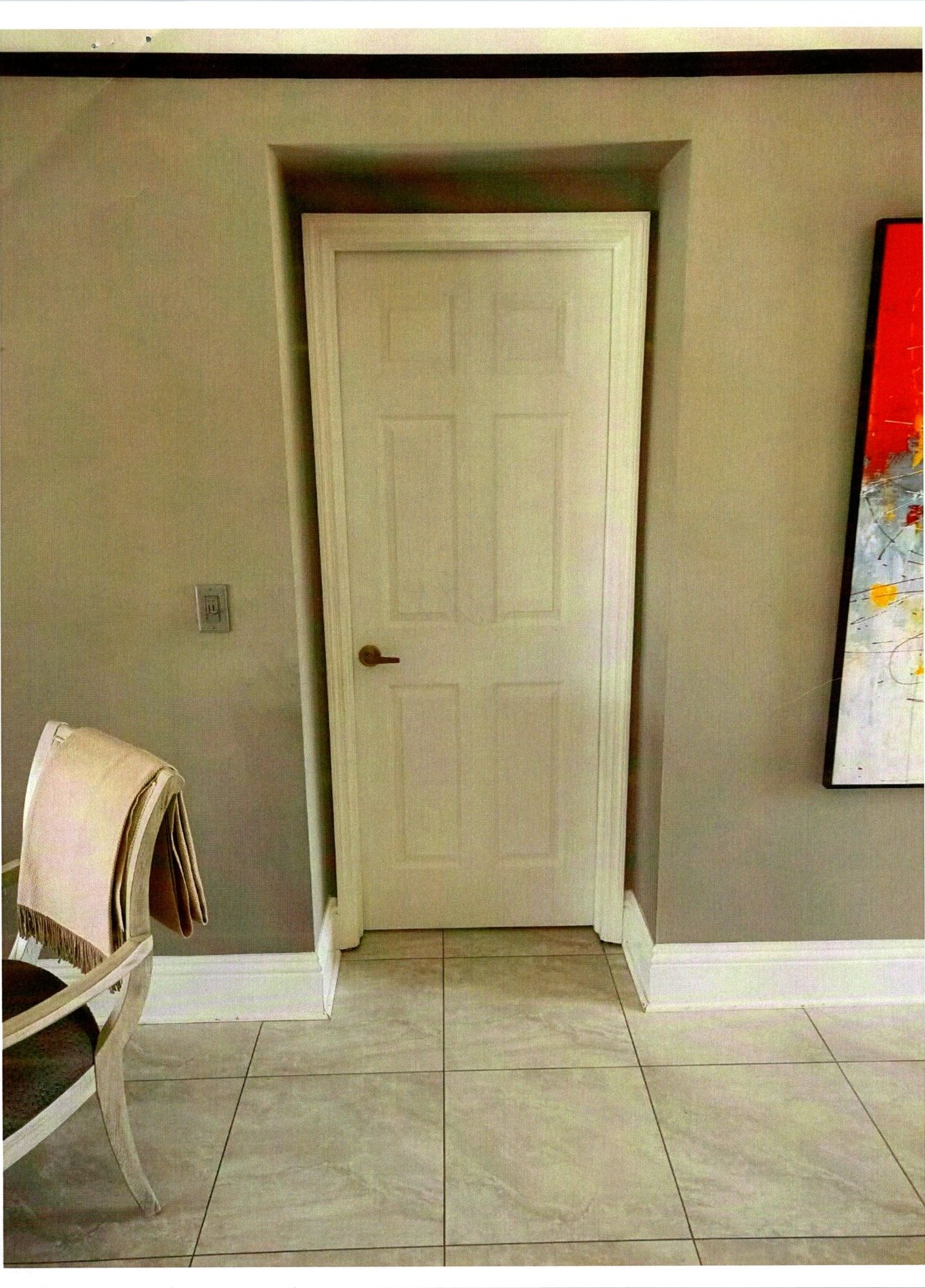 Interior 6-Panel Door — completed project