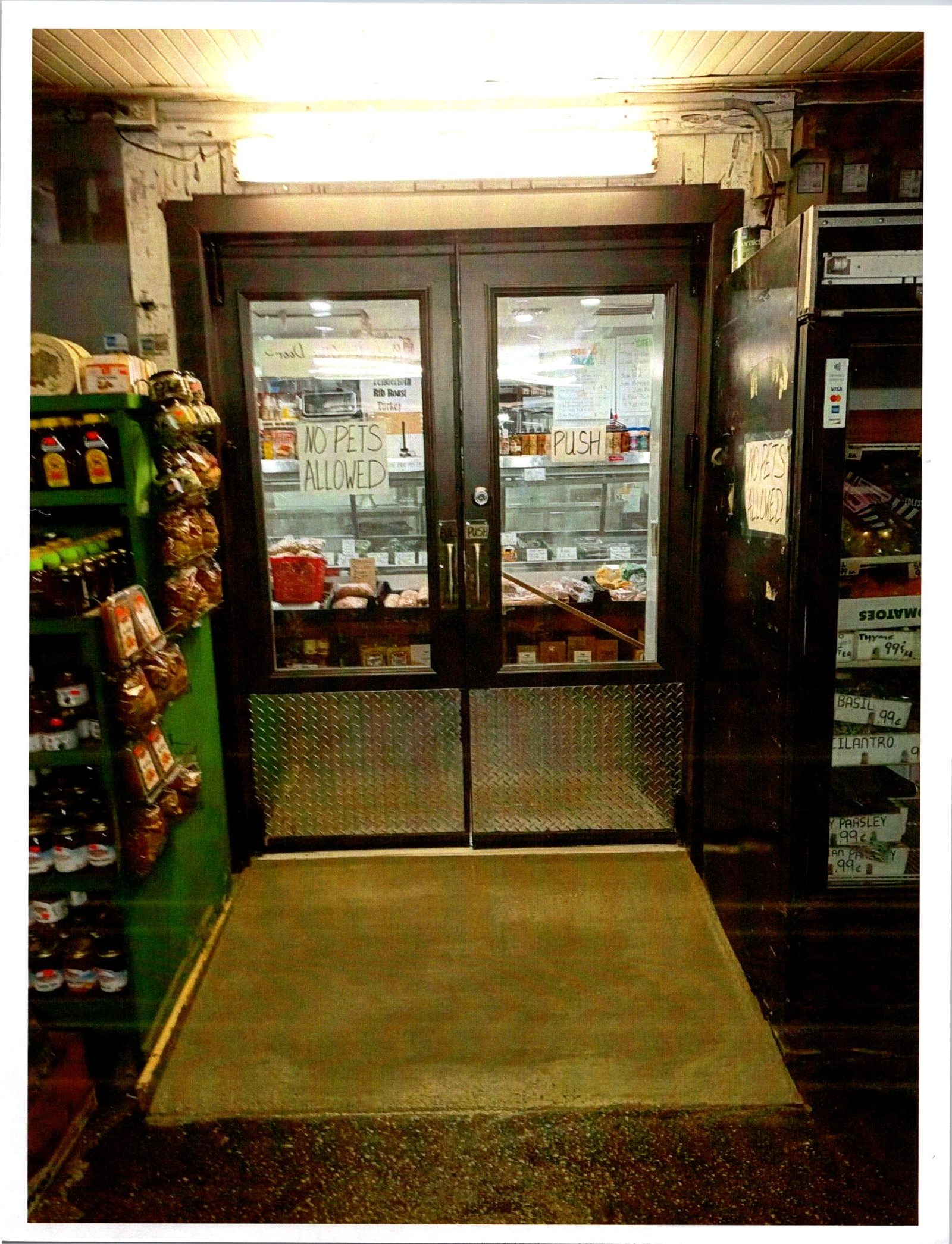 After Front Entry on Produce Store