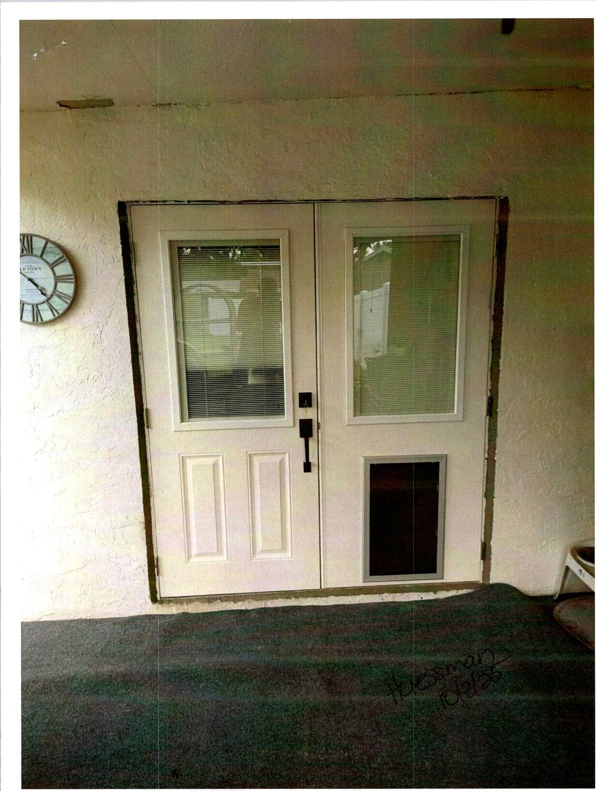 Sliding Glass Door to French Door Conversion — completed project