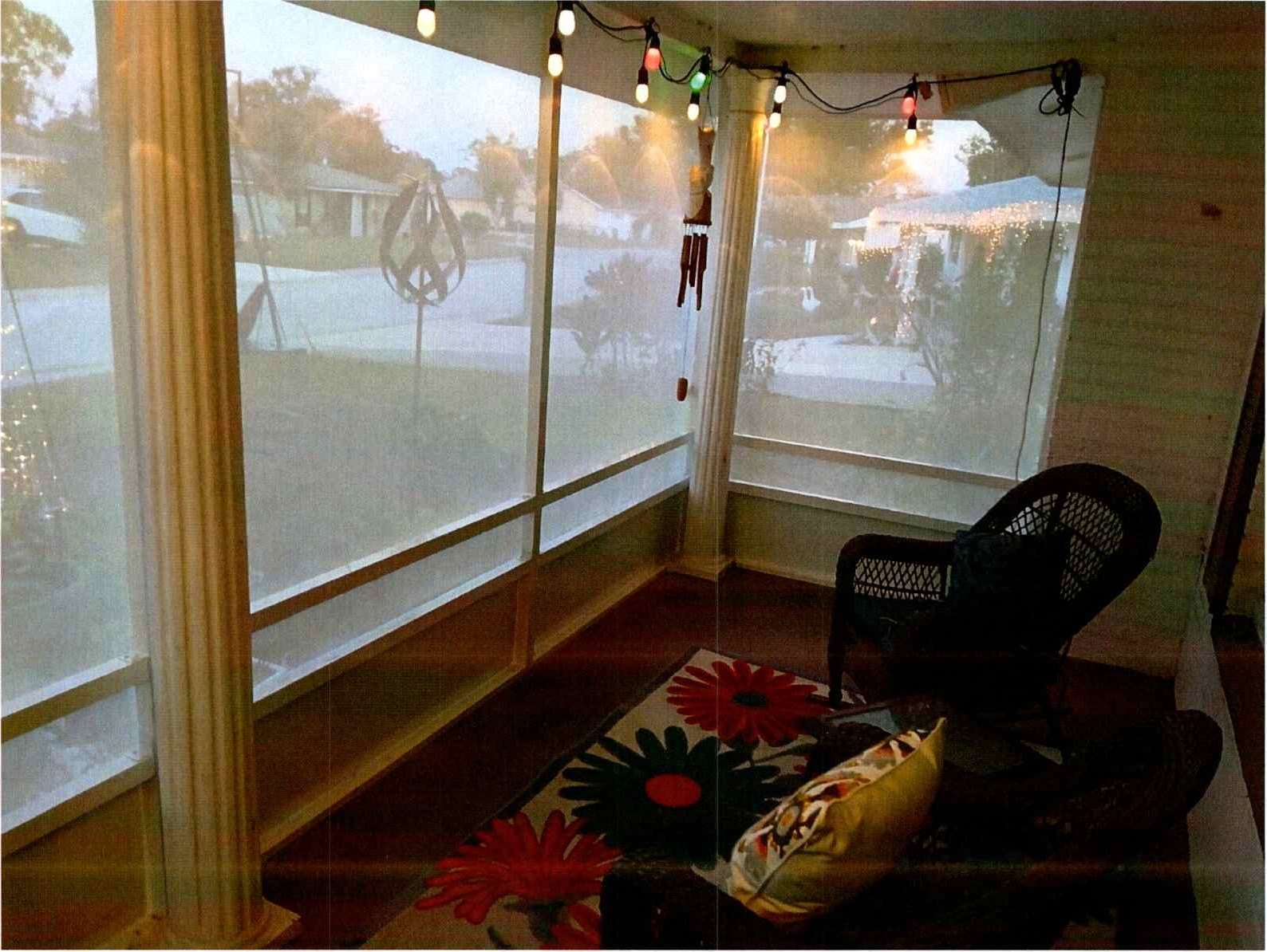 White Sunscreen Enclosure — completed project