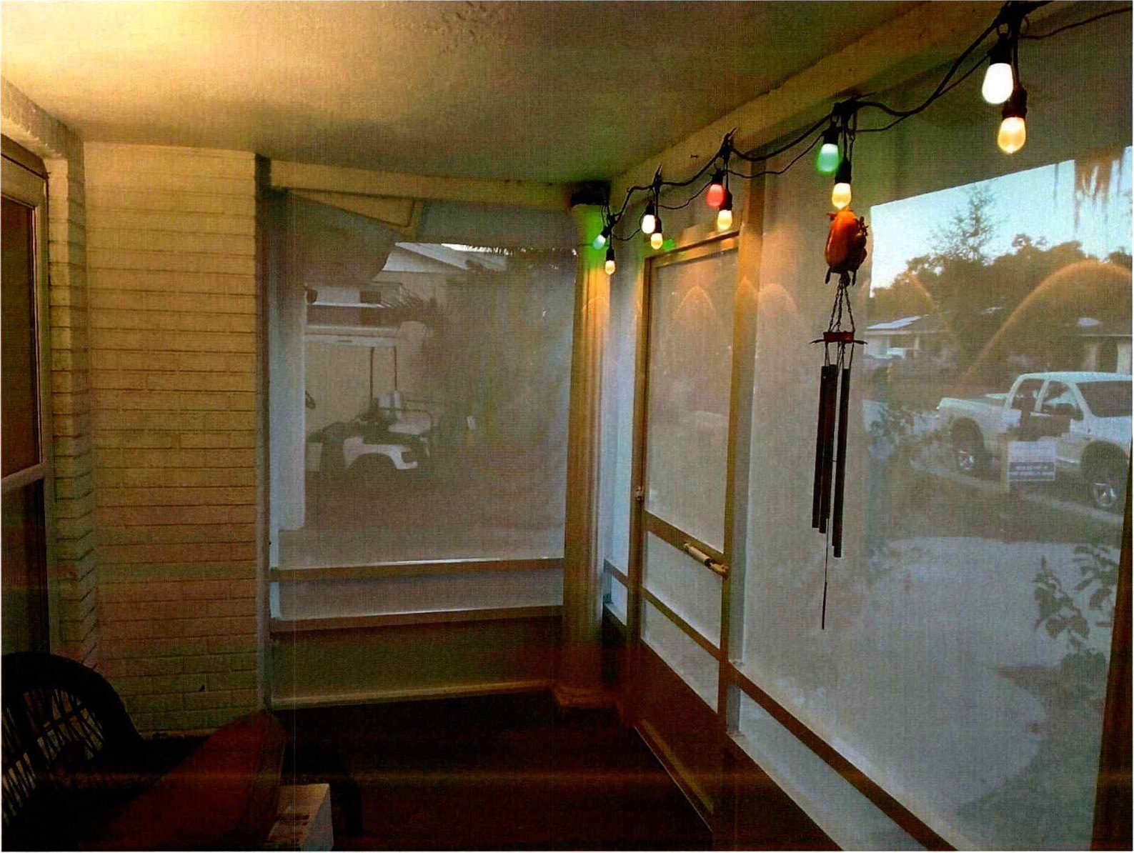 White Sunscreen Enclosure — completed project