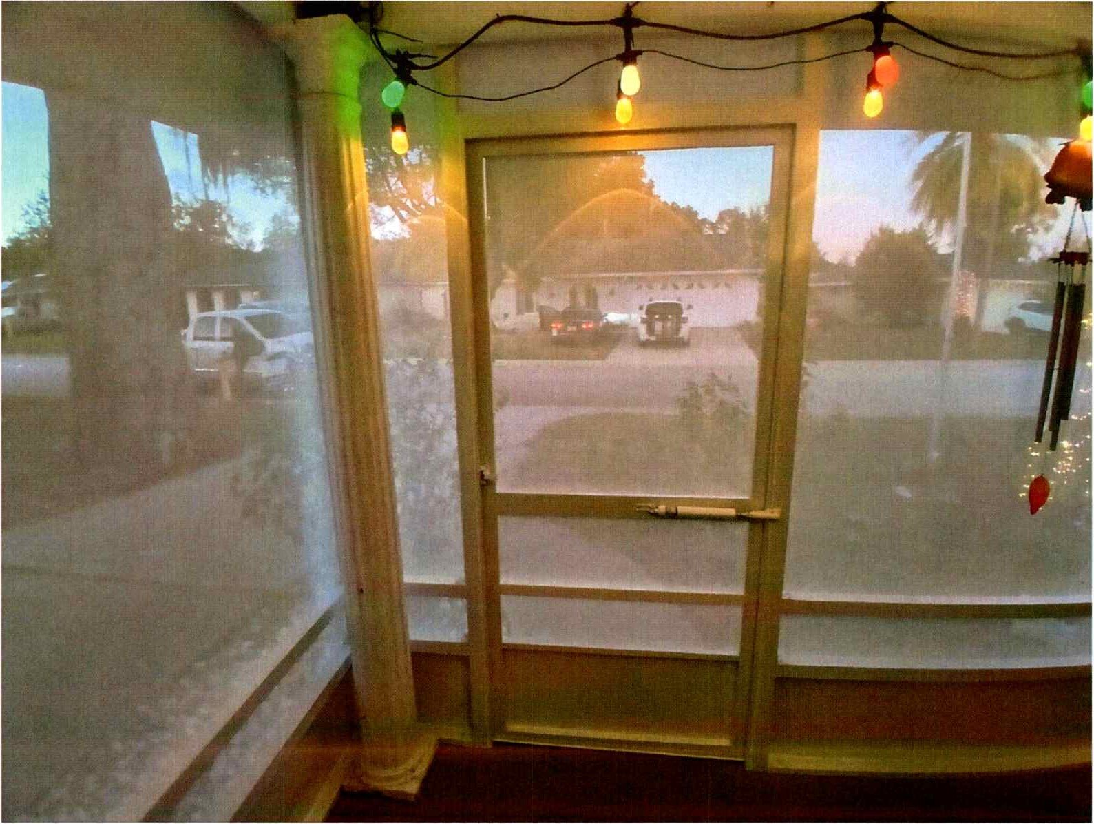 White Sunscreen Enclosure — completed project